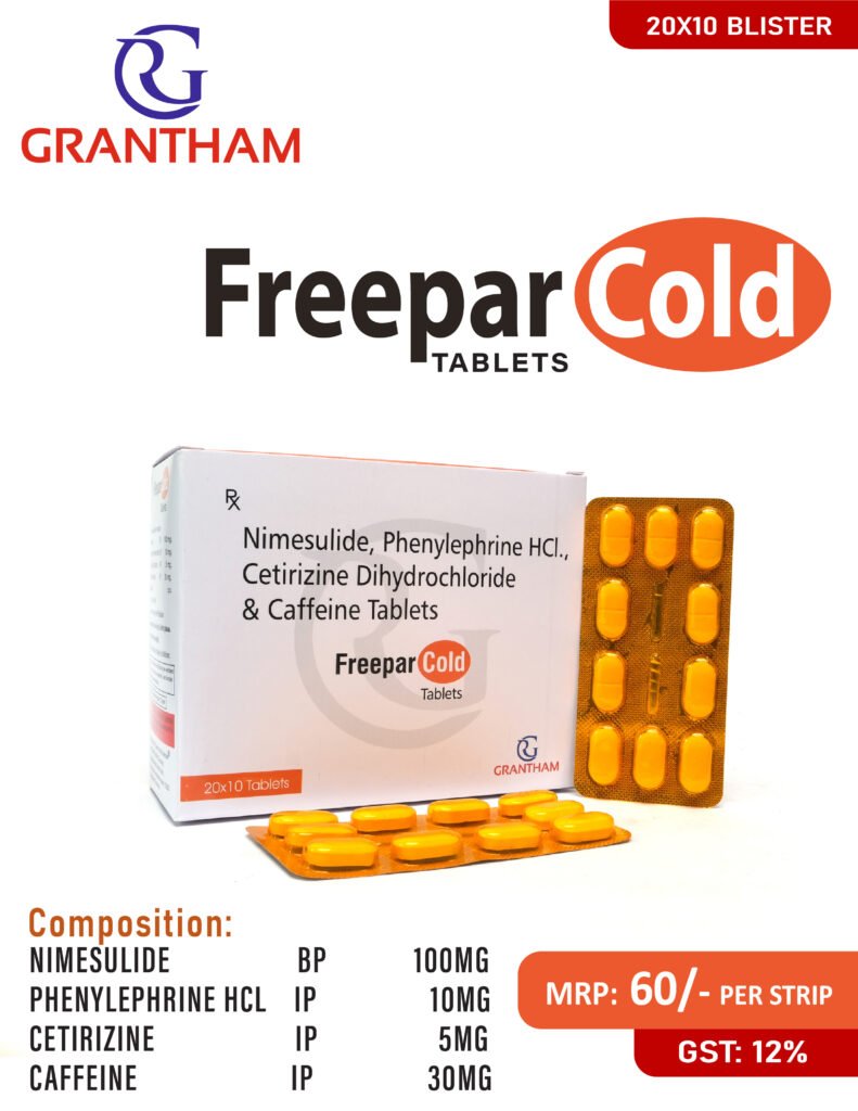 FREEPAR COLD & FLU By Grantham Lifesciences