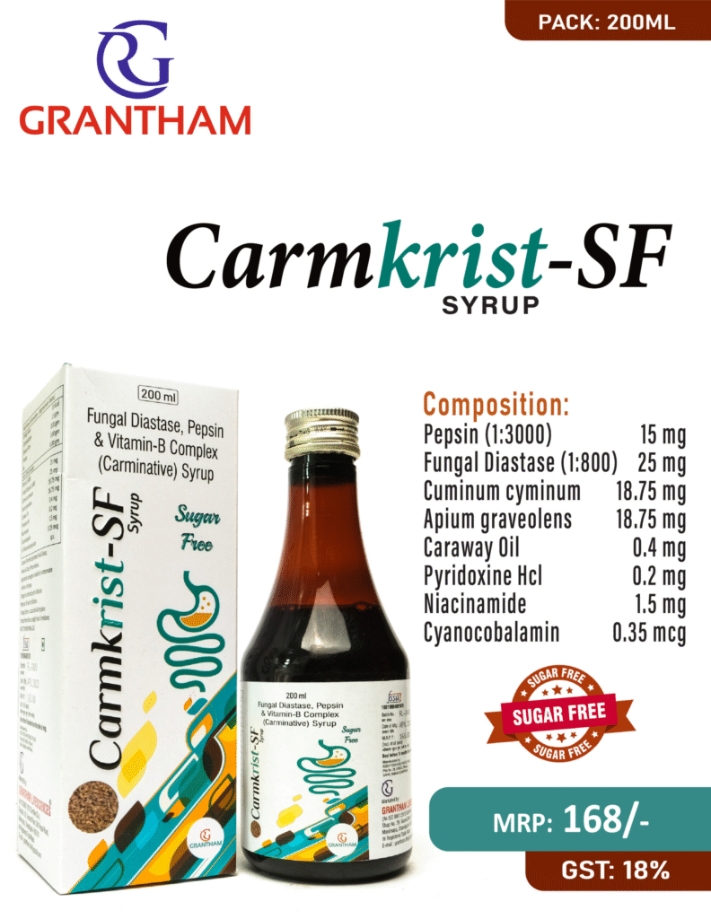 Carminative syrup - Carminative Syrup for Weak Digestion