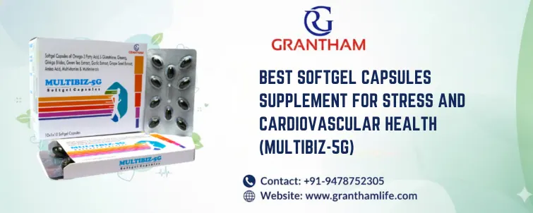Best Softgel Capsules Supplement for Stress and Cardiovascular Health